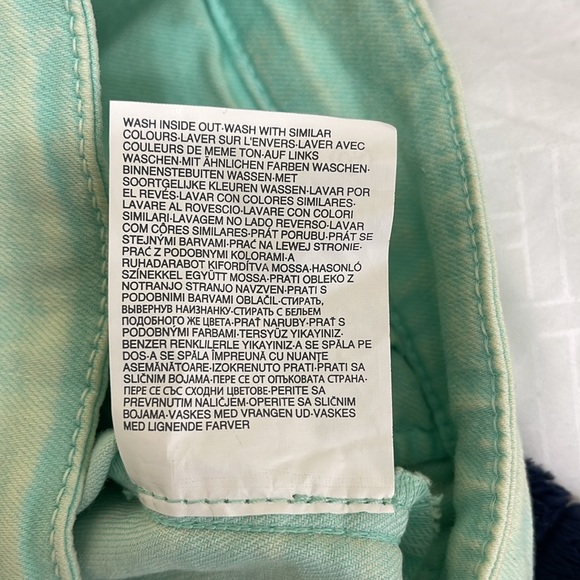 C&A Denim Jacket Mint Green Color Girls - Picture 8 of 11